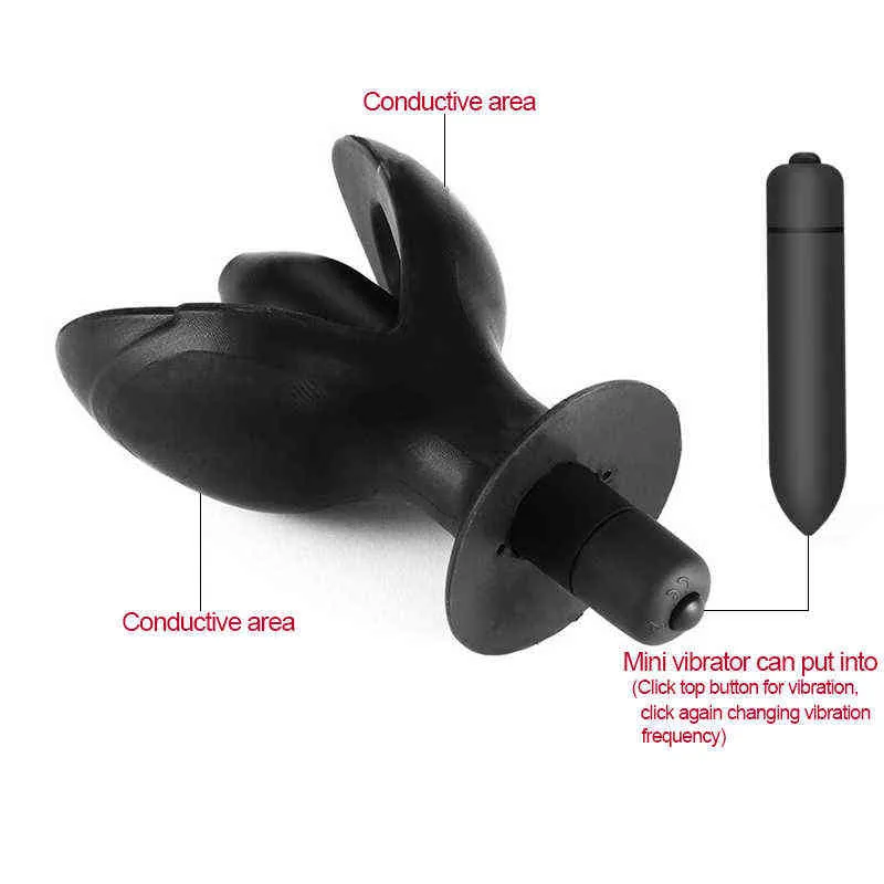 Nxy anal seks oyuncakları vibratör ile elektrikli popo fişi anal elektro genişleyen anüs buttplug eşcinsel seks oyuncakları erkek bdsm şok mantar seti 11238929722