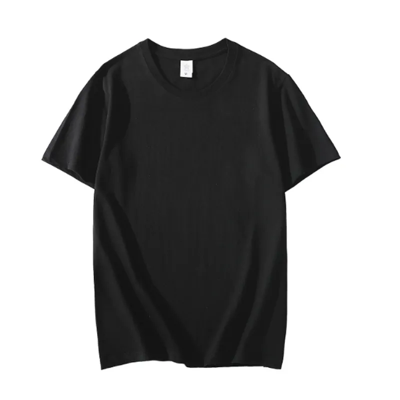 Verão 100% algodão homens de algodão camiseta casual manga curta preto branco rosa cinza camisas básicas diariamente ops ees 4xl 220309