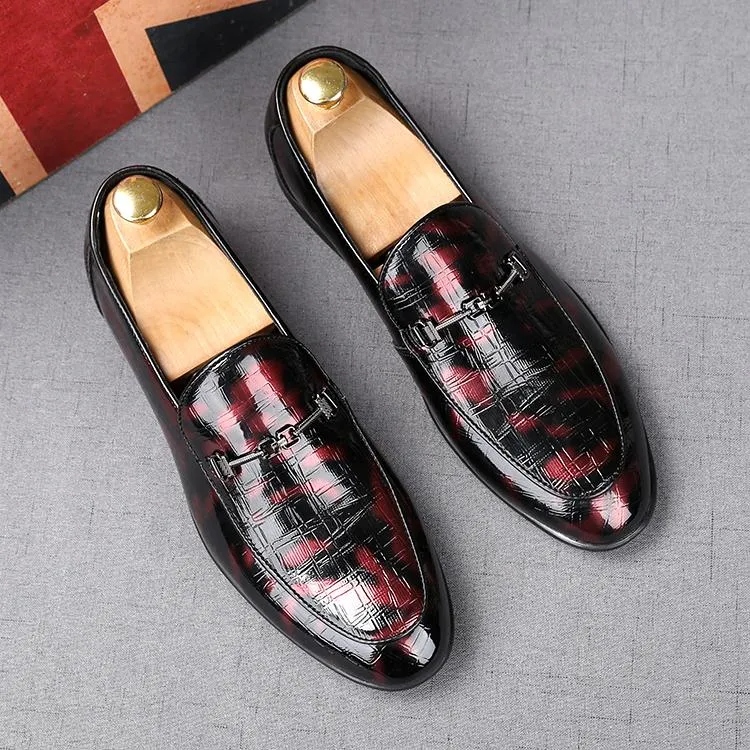 2022 Rock Roll Designer-Herren-Kleiderschuhe, Luxus-Loafer mit Krokodilmuster, Hochzeit, Bräutigam, Freizeitschuhe, EUR-Größe: 38–44