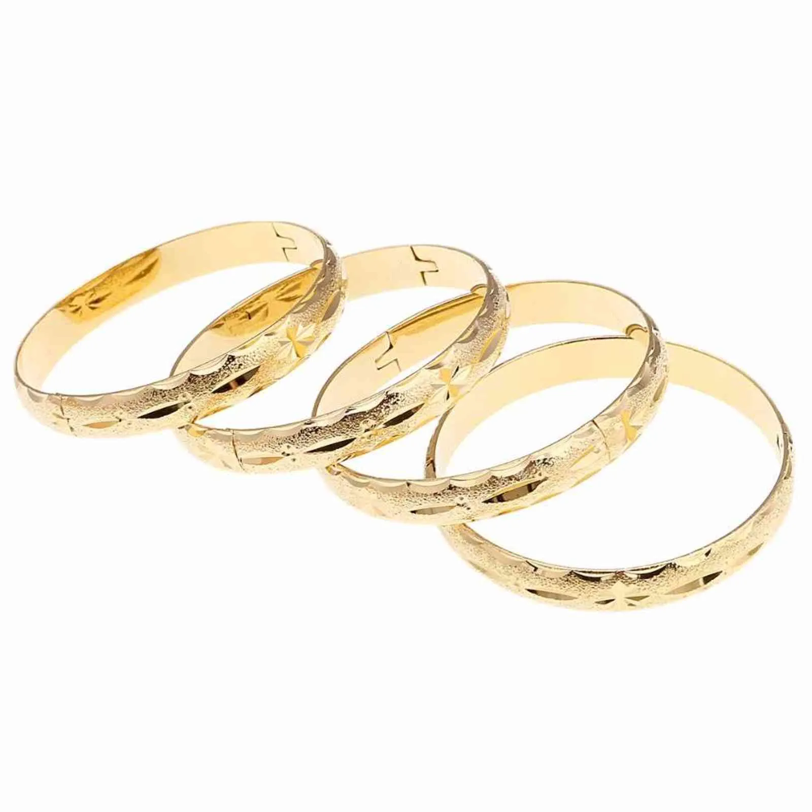 24K ZŁOTA BOWIEK FOR WOMEN DUBAI BRIDE Wedding Etiopian Bransoletka Afryka Arabska biżuteria Charm2472548