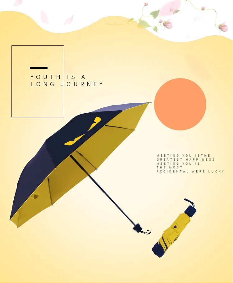 Promoción Cool Boys Paraguas Lluvia Paraguas Hombres Parasol plegable a prueba de viento Personalidad Guarda Chuva