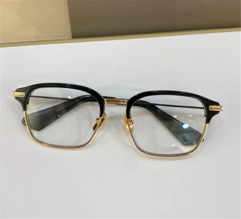 Nouveau design de mode hommes lunettes optiques TYPOGRAPH K or cadre carré vintage style simple lunettes transparentes de qualité supérieure clair le271q