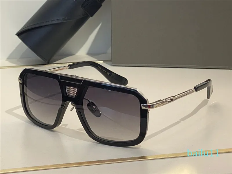 Luxe- M acht zonnebrillen mannen metaal retro speciaal unisex zonnebril modestijl bord frame uv 400 spiegel bovenkwaliteit komen wi158n