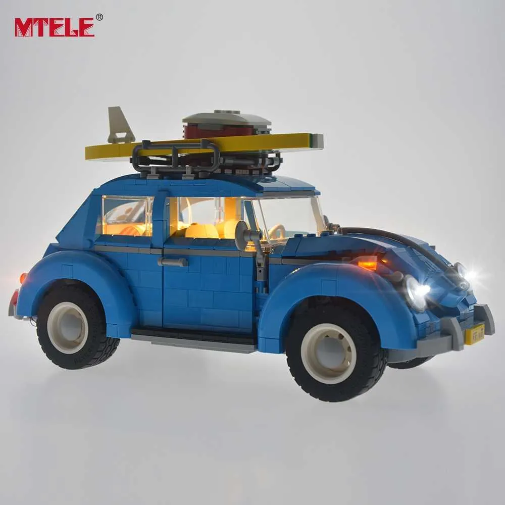Mtele LED ضوء كيت ل 10252 متوافق مع 21003 لعب الأطفال هدية، لا نموذج سيارة Q0624