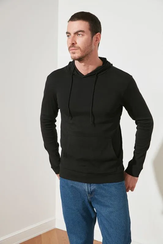 Trendyol Men's Long-Sleeved Hooded T-shirt TMNAW21TS0228 220309