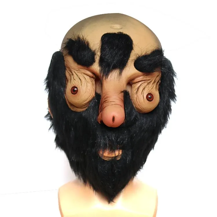 Masques de fête Halloween Masque d'horreur Cosplay Visage Masque Effrayant Mascarade Latex Horrible Horrible Monstre Accessoires 2021327l