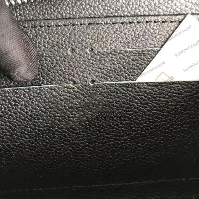 M61867 designer perforazioni erforate donne uomini zippy iris portafoglio emblematico tela vera eliminazione in pelle in gamba moneta borsetta borsetta 278x