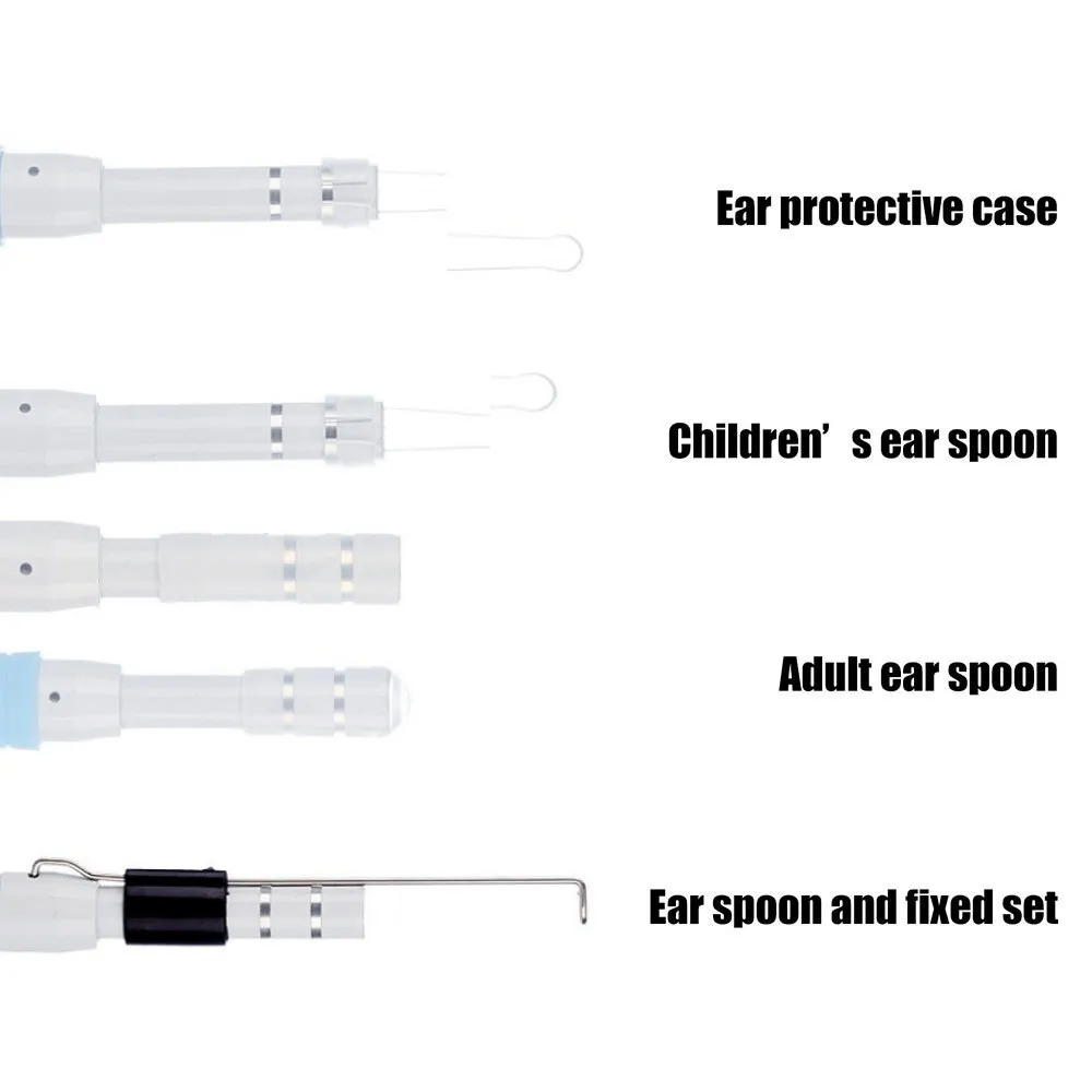 Endoscope de caméra de portée Android 5 5mm caméra d'oreille visuelle HD endoscope de nez de bouche avec support d'outil de nettoyage de cire PC 210624249c