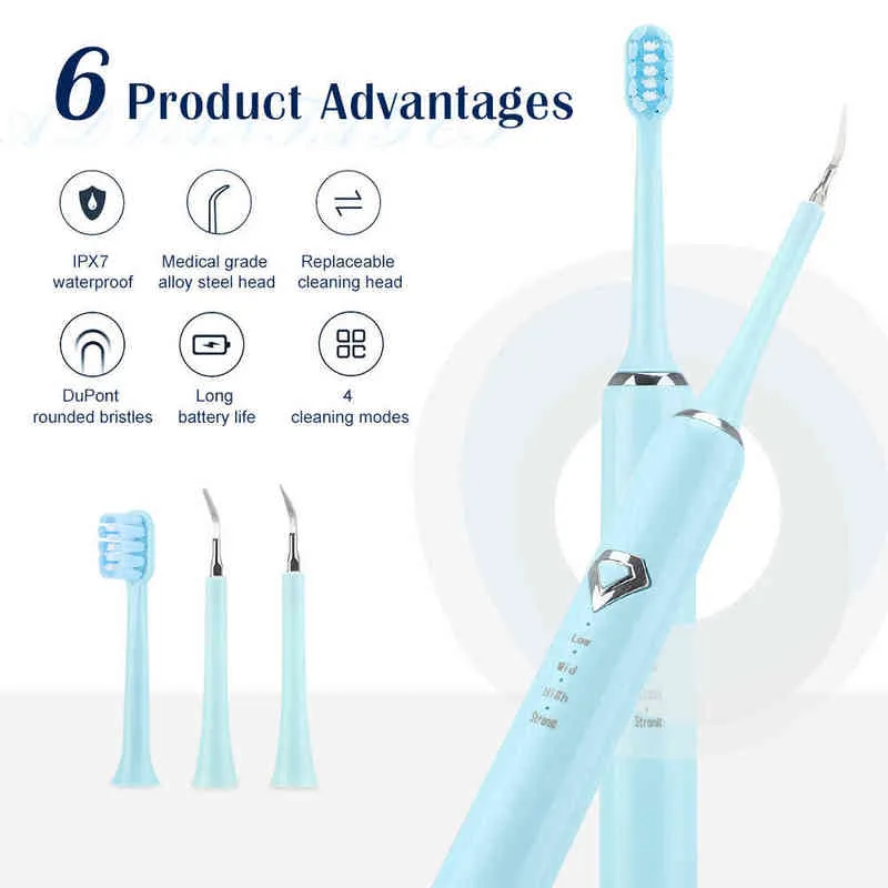 tooth cleaner set household tartar and stone removing whitening instrument portable flushing device220505