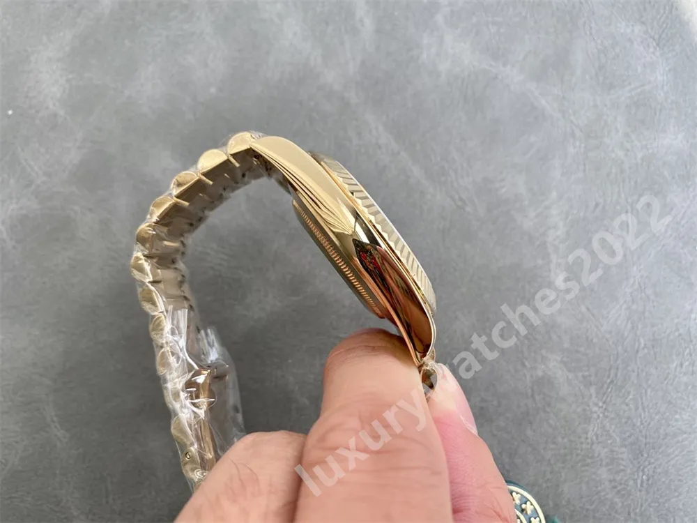 Orologio da uomo in acciaio St9 MP maker Quadrante romano in oro Meccanico automatico asia 2813 Movimento 40 mm Orologio da polso da uomo in acciaio inossidabile con zaffiro273L