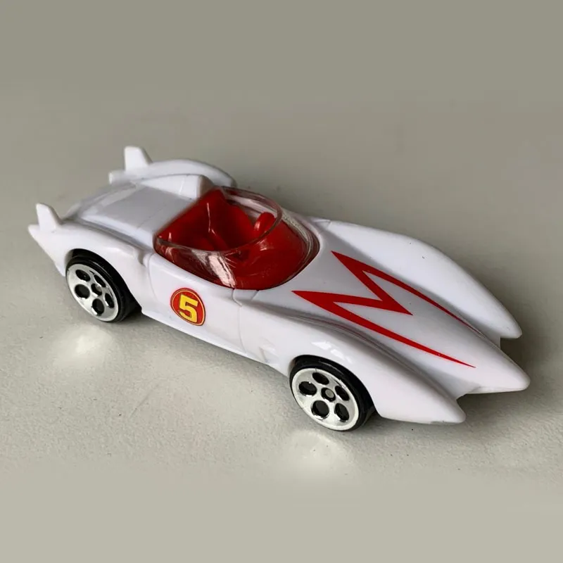 1 64 Skala Sportsbilhastighetshjul Racer Mach 5 Go Diecast Model CA Die Cast Eloy Toy Collectibles Gifts 220608