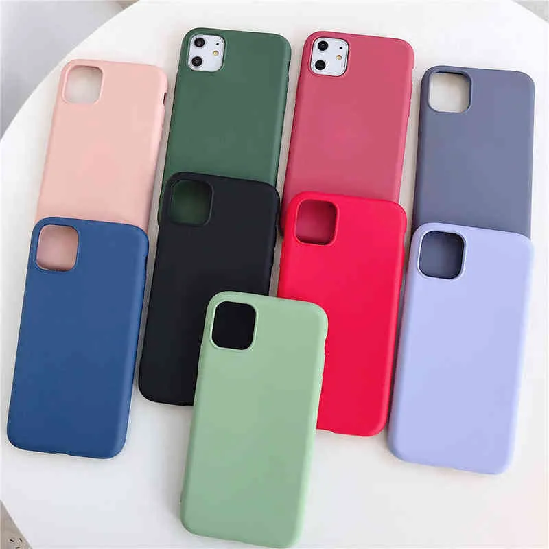 Liquid-Silicone-Candy-Phone-Case-For-iPhone-11-Pro-XR-X-Xs-Max-Soft-TPU-For