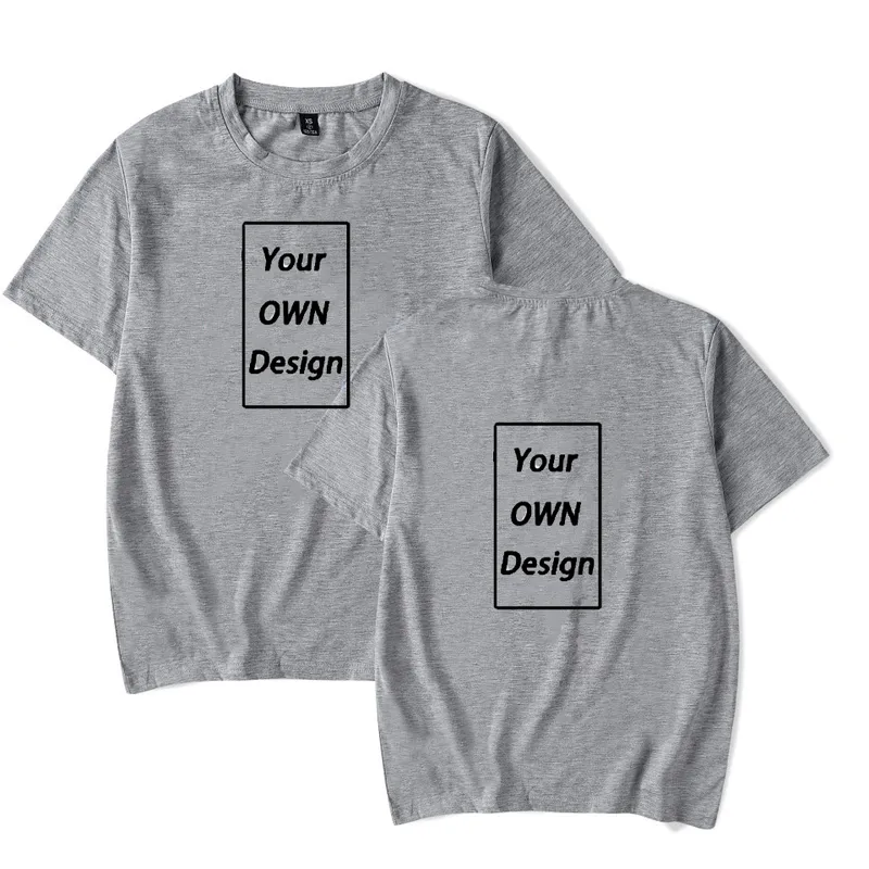 Men Women Custom Cotton T Shirts DIY Text Image Printing High Quality Clothing Loose Oversize Casual Sweatshirts 220614
