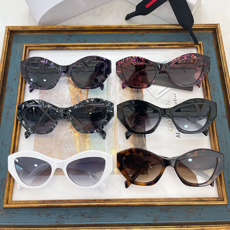 Cat-Eye-Sonnenbrille SPR 07YF, neue Farbe, Damenmode, klassisch, dicker Rahmen, Damen-Sonnenbrille, Sommer, Freizeit, Einkaufen, Strandurlaub, 239M
