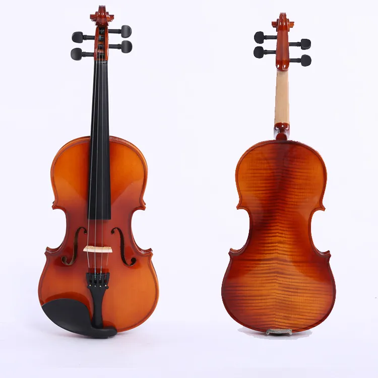 Italie haute qualité violons motif tigre motif violon 4/4 gamme complète adultes enfants érable professionnel violon 4/4
