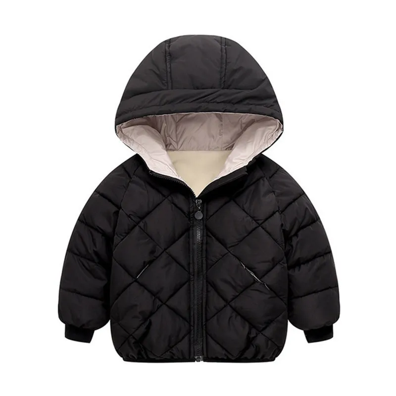 Garçons vestes enfants vêtements d'extérieur à capuche filles vêtements chauds bébé mode enfants manteau à glissière 220826