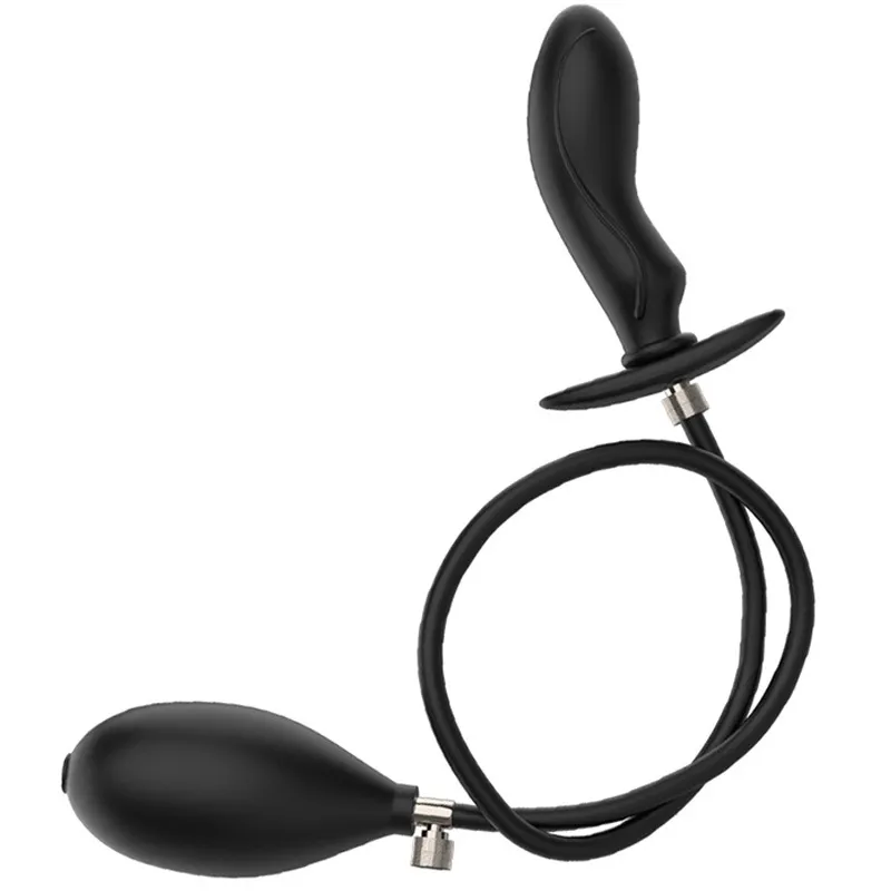 Silikon uppblåst super stor anal plug dildo pump rumpa dilator prostata massage anus extender dilatador sexiga leksaker