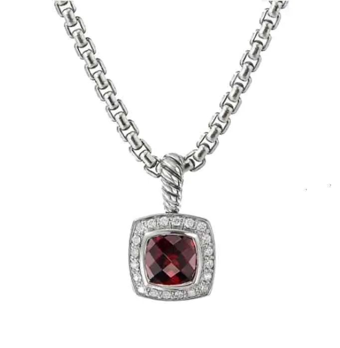 Colares de diamante anéis dy ed corrente colar conjunto alta qualidade prismático preto anel feminino moda platinado micro tendência 234n
