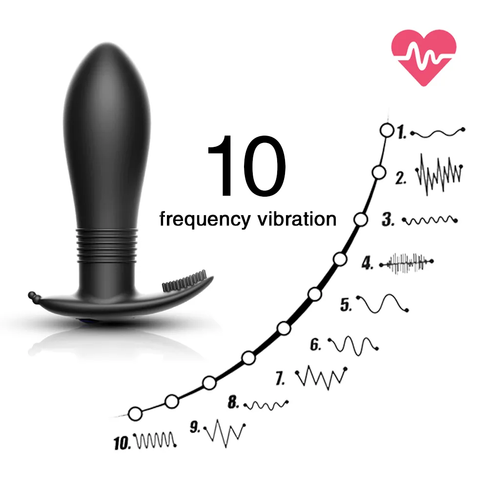 Anal Plug sexy Toys For Men With Remote Control Vibrator Silicone Butt Prostate Stimulator G-Spot Orgasm Adult Products