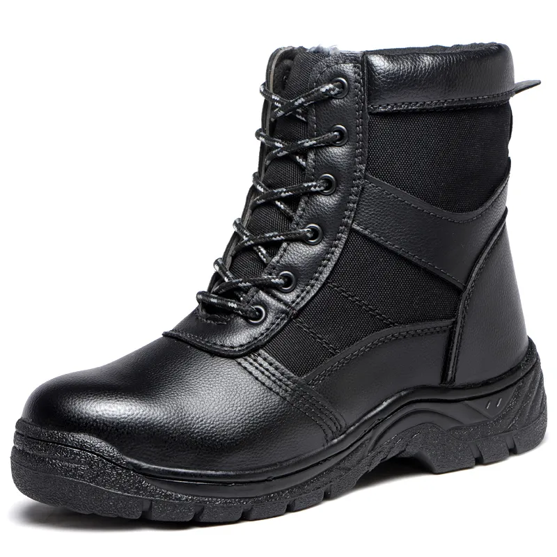 Sapatos de algodão Sapatos de segurança de aço toe sapatos anti-esmagando a prova de punção suave luz confortável Indestrutible botas de proteção