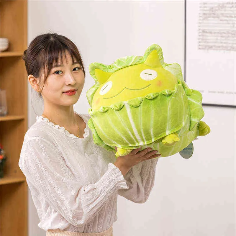 New Cute Charcoal Dog Cuddles Creative Cantaloupe Turtle Chinese Frog Cushion Cuddly Animal Baby Gift J220704