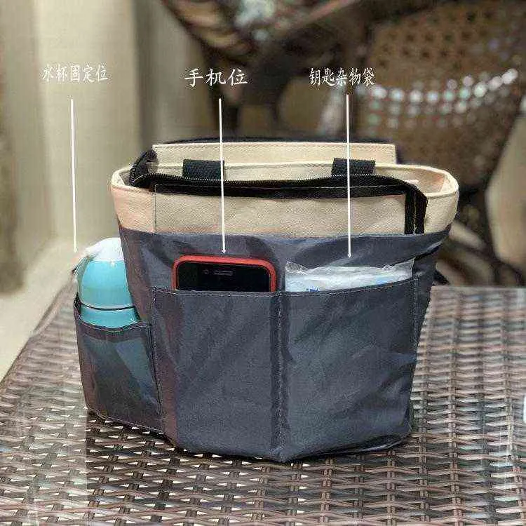 Taschen Leinwand europäischen amerikanischen Stil Handtasche multifunktionale kleine Duft Mama Büroangestellte Lunchbox