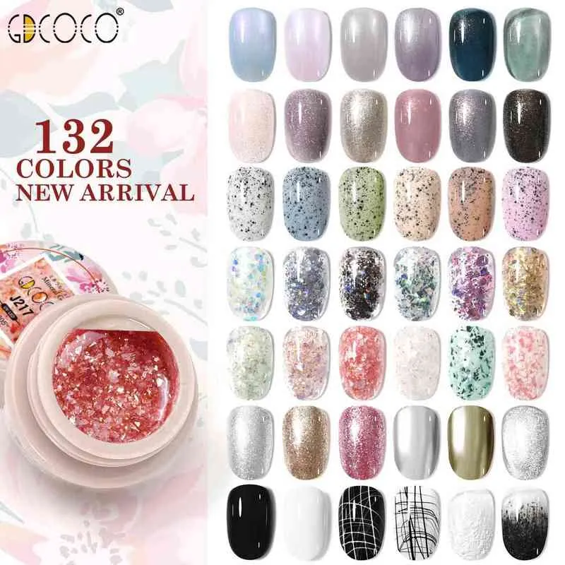 NXY Nail Gel 5ml Diamante Glitter Pintura Semi Permanente Soak Desligado UV Levado Lédea Brilhante Lantejoulas Decorações Decorações 0328