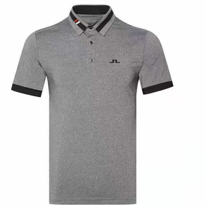 T-shirt de golf à manches courtes d'été pour hommes Vêtements anti-boulochage Sports de plein air Loisirs Chemise de golf S-XXL au choix 220623