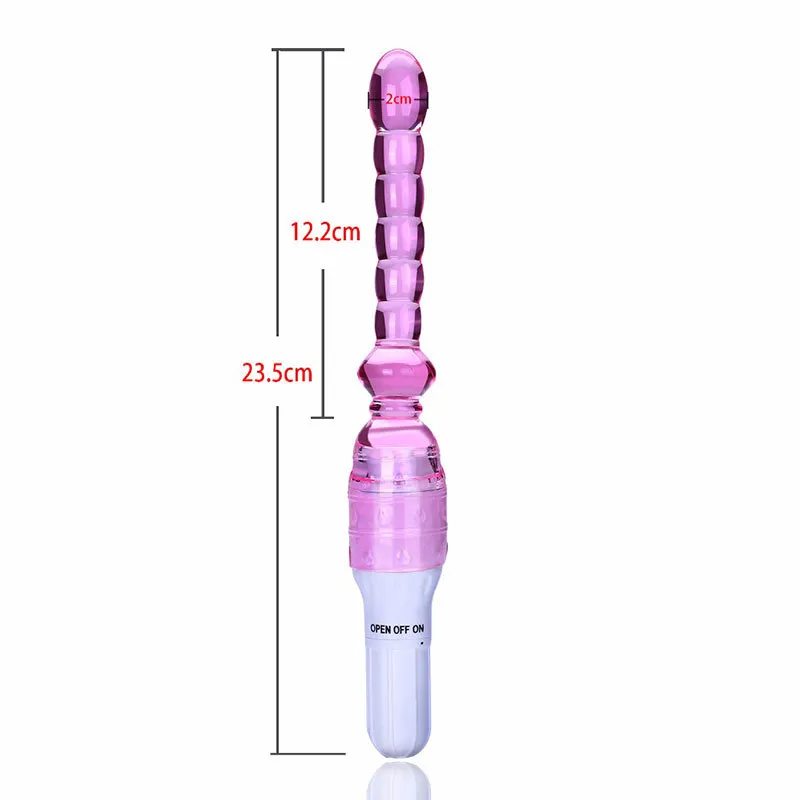 Gelee Anal Butt Plug Vibrator sexy Spielzeug Für Frauen Männer Coples Erwachsene Spielzeug Dildo Stick Leistungsstarke Perlen Erotische Vibrierende