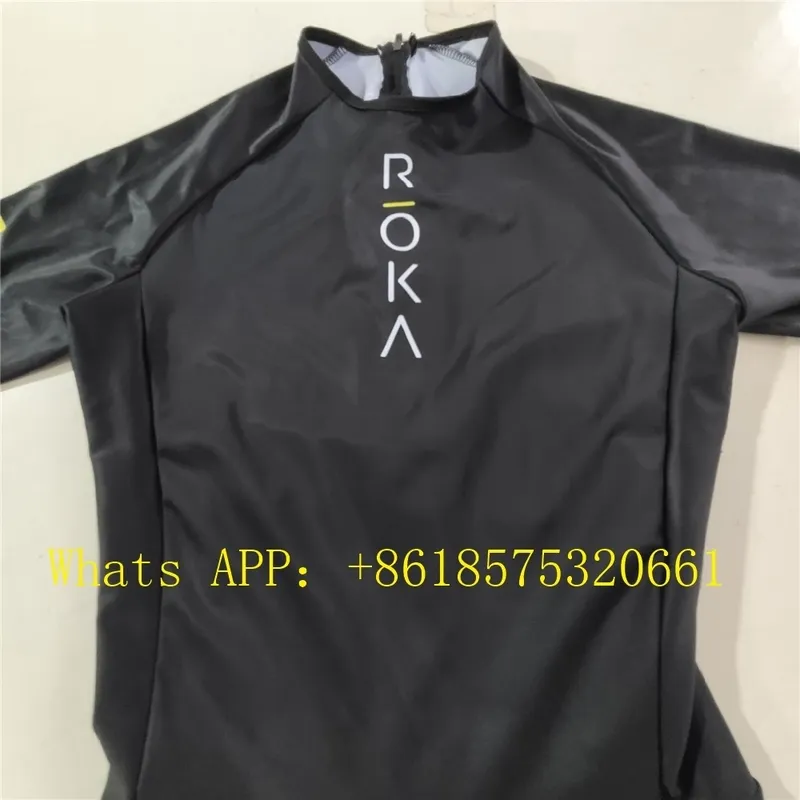 ROKA BACK BLOXTER MENS CYKLING Skinsuit Triathlon Speastsuit Trisuit Short Sleeve Speedsuit Maillot Ciclismo Running Clothing 220601