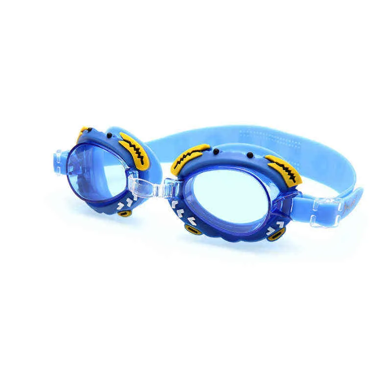 Swimming Goggles Kids Professional Cartoon Boys Girls Anti Fog Pool Children Waterproof Swim Eyewear Silicone Diving Glasses G220422