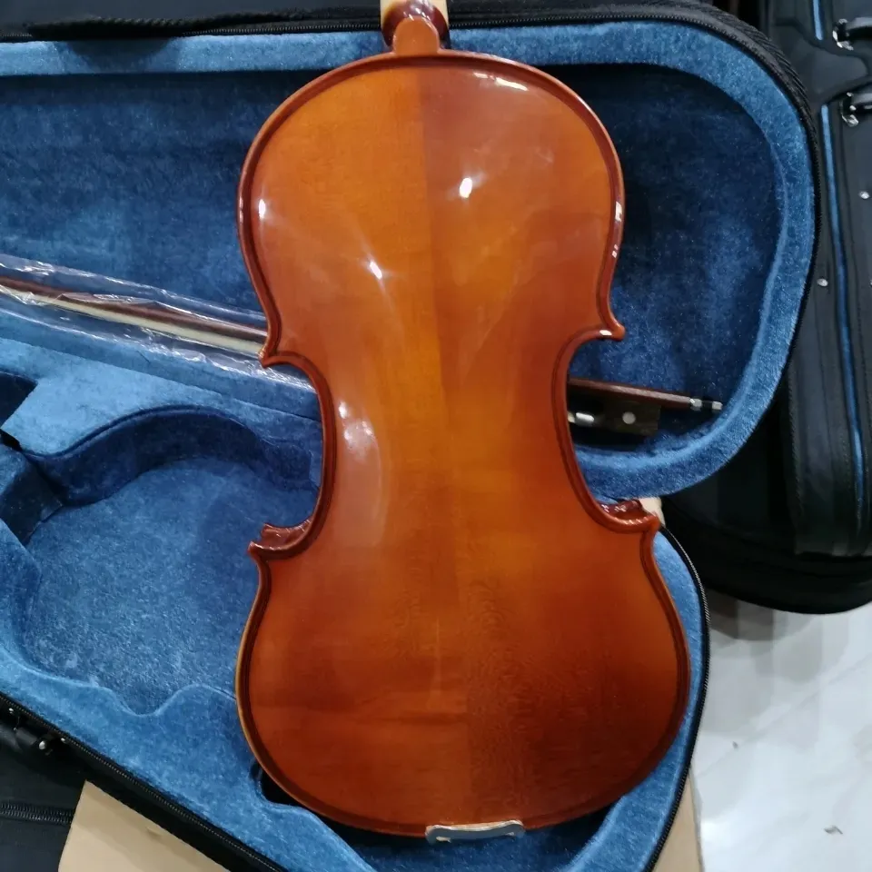 새로운 단단한 목재 바이올린 마스터 Luthier Made Violin 4/4 전체 크기 성인 및 어린이 전문 바이올린 4/4 연주 악기