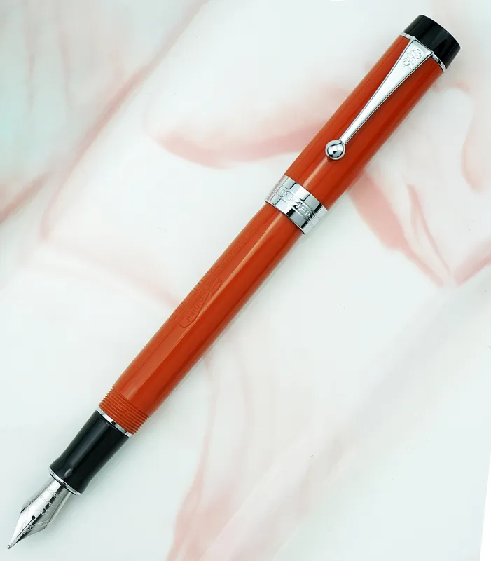 Jinhao 100 Centennial Desin Fountain Pen Red with Jinhao EF/F/M/BENT NIB Pisanie Business Office Prezent Ink Pen 220812