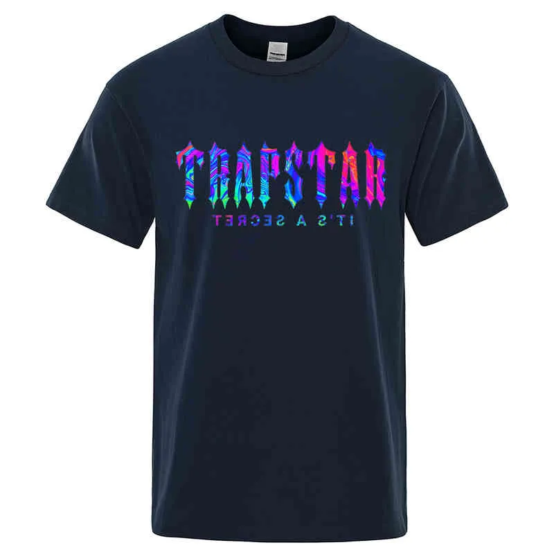 Trapstar London Y2K T Shirt Stampato Men Men Street Cotton O Collo Di