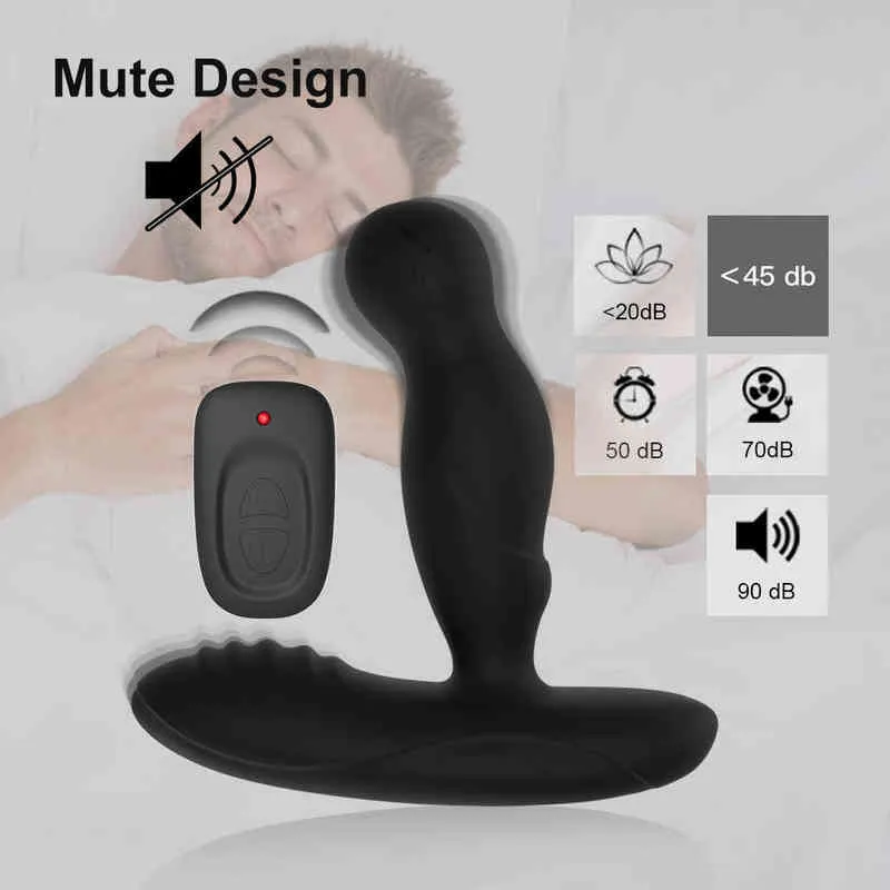 NXY Anal Toys 360 ° Rotativo Prostate Massager Male Vibrator App Controle remoto Aquecimento vibratória Butt Plug Sex for Men Gay 220506