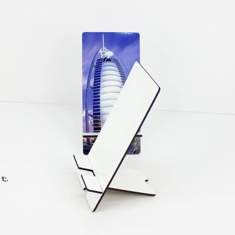 2022昇華電話スタンドホルダークラフト木製DIYパターン写真空白の家の装飾品