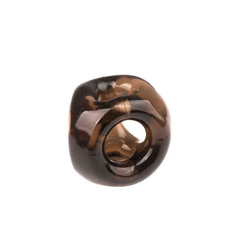 NXY Cockrings Double Penis Anéis Atraso Alegamento Ejaculação Os brinquedos sexuais para homens de castidade masculino Cock Lock Ring Products 220505