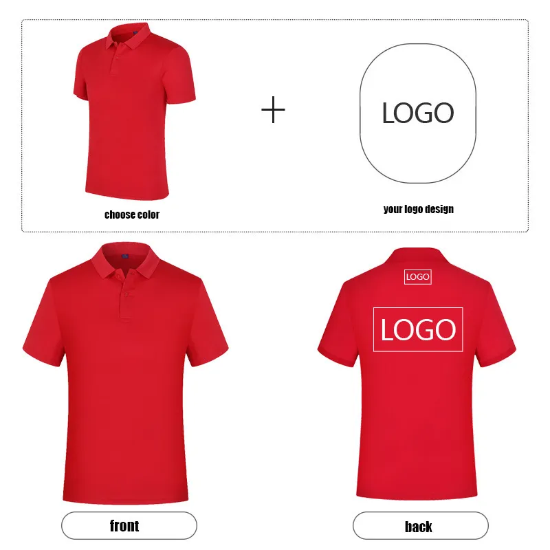 Personnalisation haut de gamme POLO travail personnalisé POLO équipe à manches courtes chemise à séchage rapide de haute qualité tailles adultes et enfants 220615