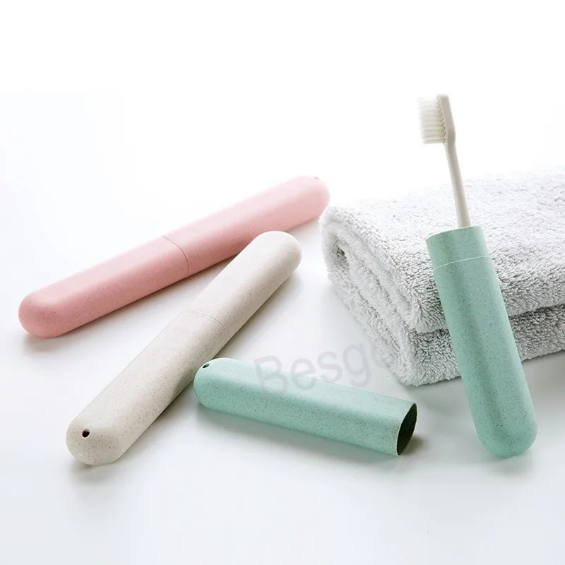 Plast tandborste boxhållare dammtät elektrisk tandborste skydd resor bärbara tandborstar Förvaringslådor Hemleveranser BH6268 TYJ
