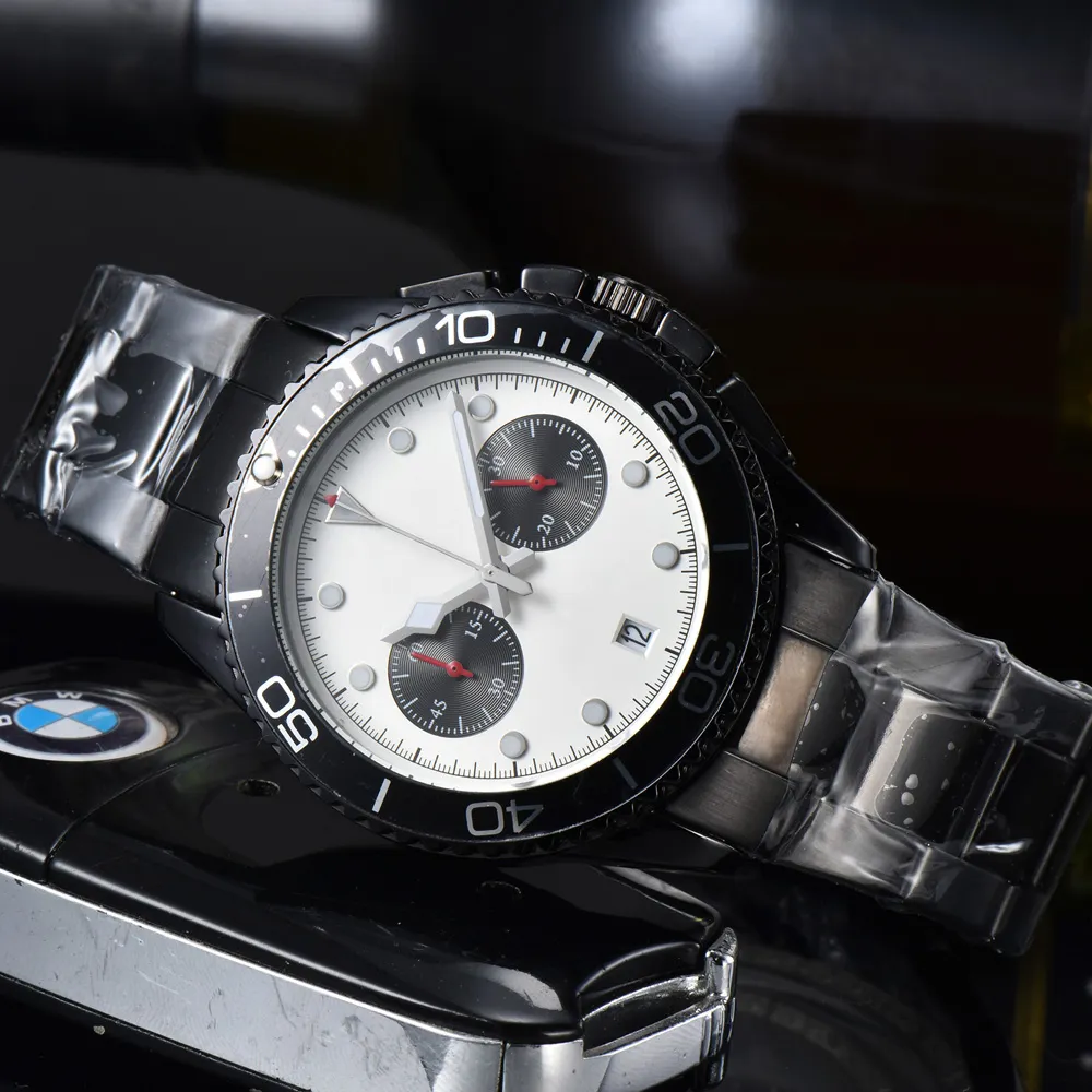 Бренд запястья часы мужчины повседневное спортивное стиль роскошные стальные металлические металлические Quartz Clock LO 02