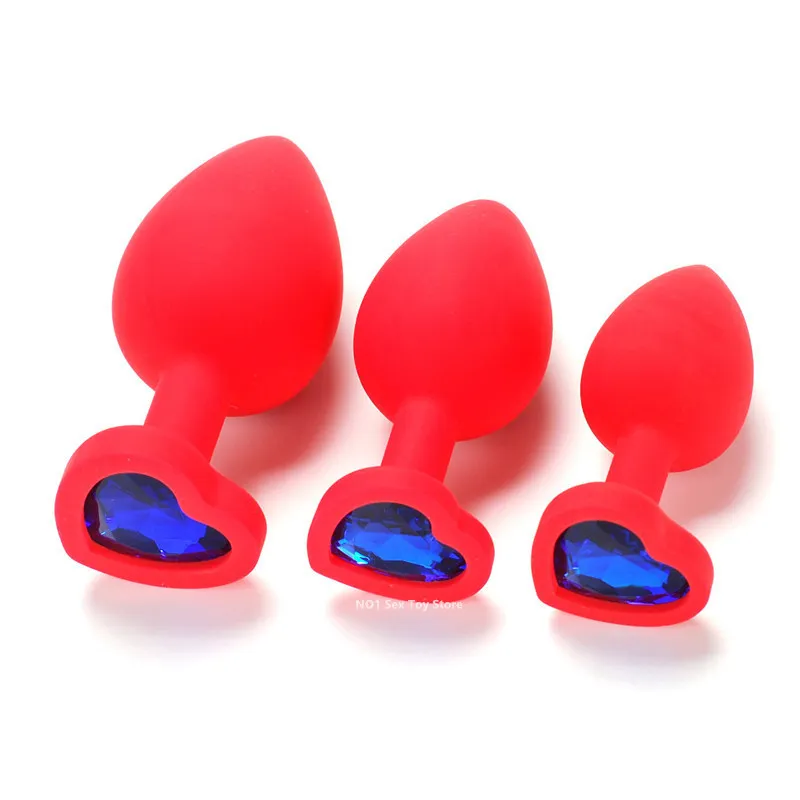 S/M/L Silicone Anal Plug Dildos Bullet Vibrator Butt Plugs sexy Toys For Women Men Gay Prostate Massager Masturbating 2