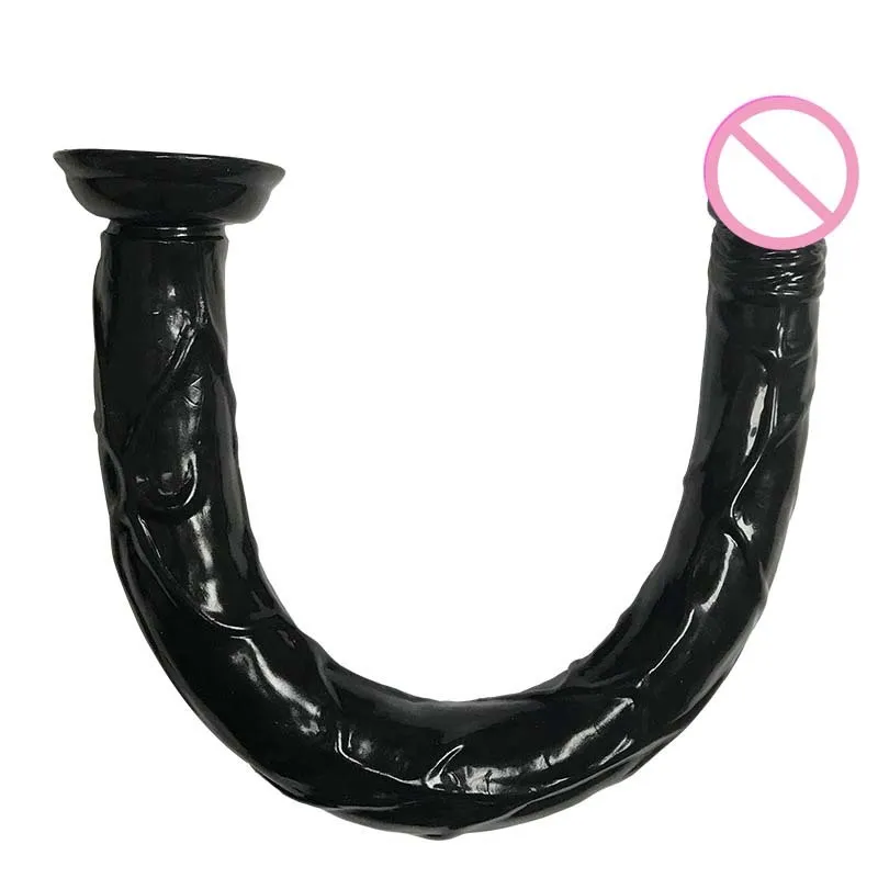 Super Long Soft Dildo Realistic Strapon Adult sexy Toys Big Fake Penis Cock Vagina Anal Massager Plug No Vibrator Suction Cup