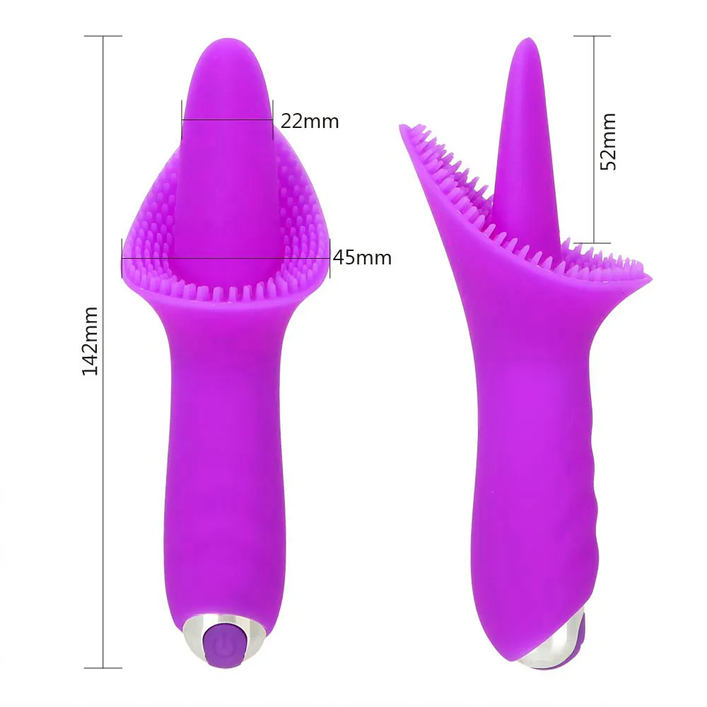 Female Masturbator Oral Licking Tongue Vibrator Vagina Massage Pussy Clitoris Stimulator 10 Speed sexy Toys for Women