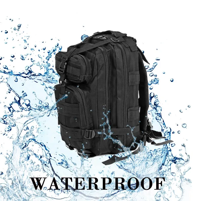 Новый 20-25L военный тактический рюкзак водонепроницаемый поход Molle Rackpack Sport Travel Bag Bag Outdoor Trekking Camping Armage rackpack214t
