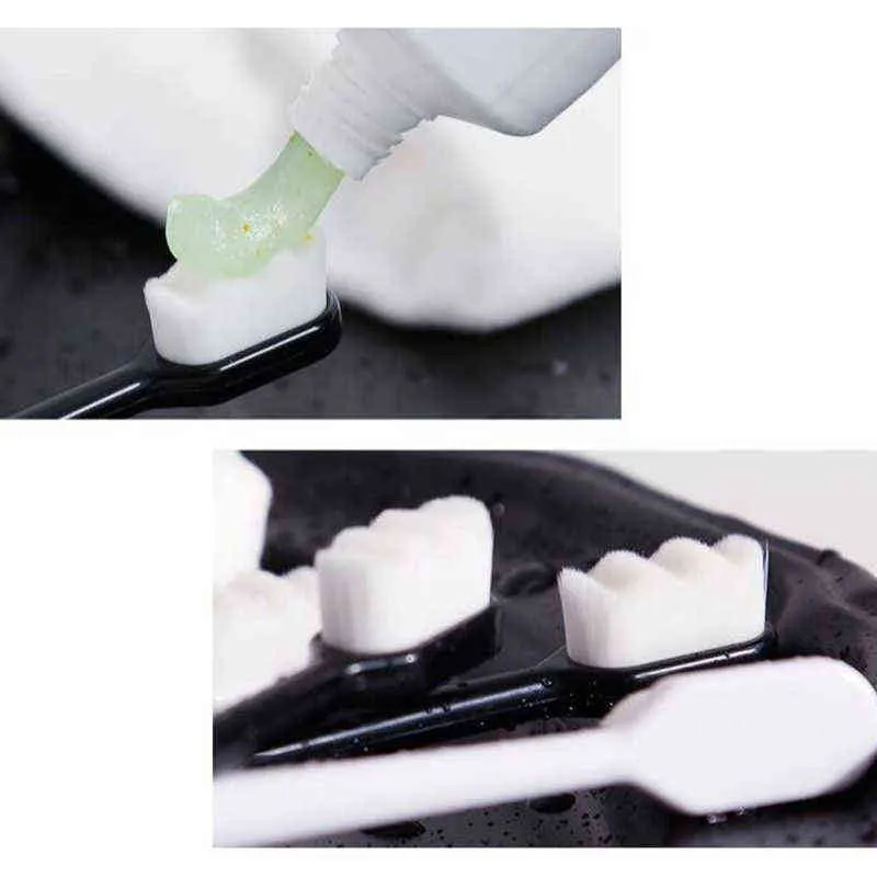 Szczoteczka do zębów Ultra-fine miękka szczoteczka do zębów przenośna podróż ekologiczna ekologiczna pielęgnacja doustna doustna narzędzie doustnie z pudełkiem 0511