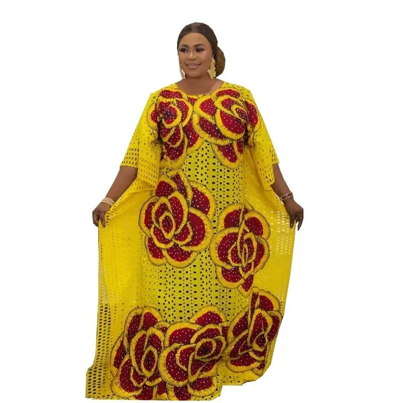 Akşam Dres Dashiki Elmas Afrika Kıyafetleri Robe Marocaine Lüks Dubai Kaftan Abaya Müslüman Elbise Vetement Büyük Boyut 220714