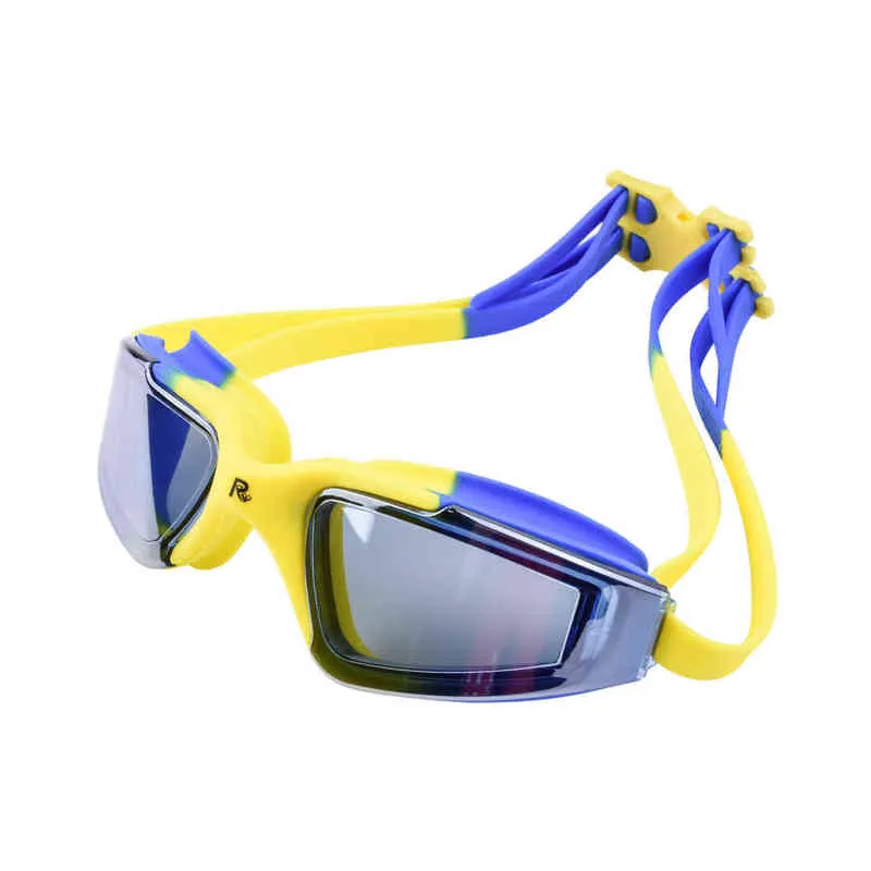 Pływanie Gogle Anti-Fog Profesjonalne Silikonowe Okulary Pływanie Dla Mężczyzn Kobiety Sport Dorośli Dzieci Nurkowanie Wodoodporna Eyewear G220422