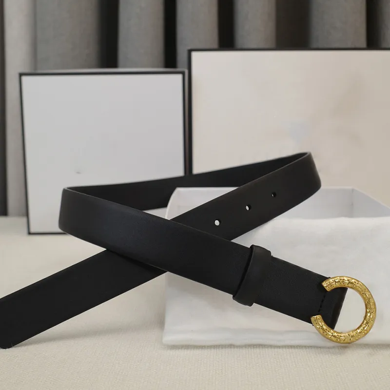 2022 Men Belt Leather Belt Luxury Designer Belts For Women Gold Metal Buckle Letra C Ciaceiro Casual Cintura Centro de Ceinture High235s