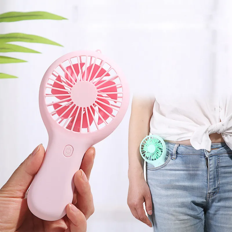 USB Mini Wind Power Handheld Fan Convenient And Ultraquiet Fan High Quality Portable Student Office Cute Small Cooling Fans 220727