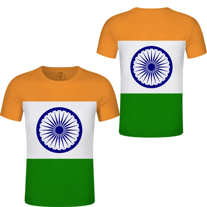 Индия Лето DIY бесплатно пользовательская футболка мужская спортивная футболка индийская эмблема